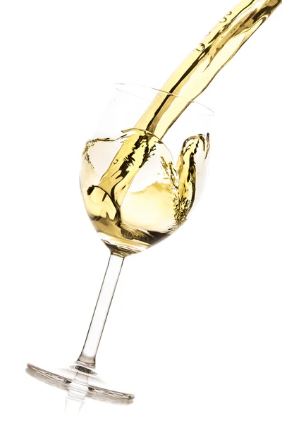 White wine splash Royalty Free Stock Images