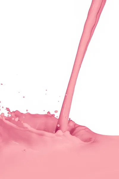 Splashing milk — Stock Photo, Image