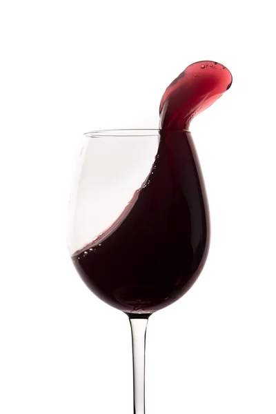 Šplouchnutí vína — Stock fotografie