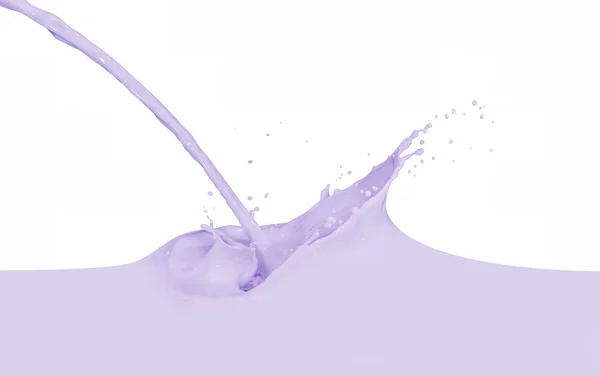 Splashing milk — Stock Photo, Image