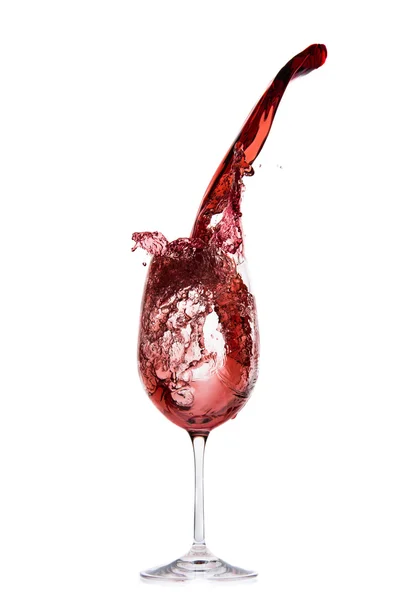 Versare il vino rosso — Foto Stock