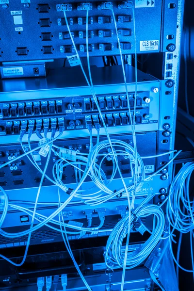 Fiber network server — Stock Photo, Image