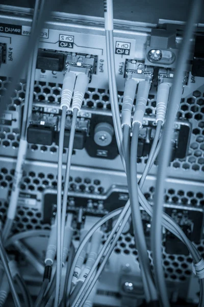 Fiber network server — Stock Photo, Image