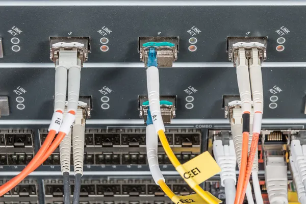 Fiber network server — Stock Photo, Image