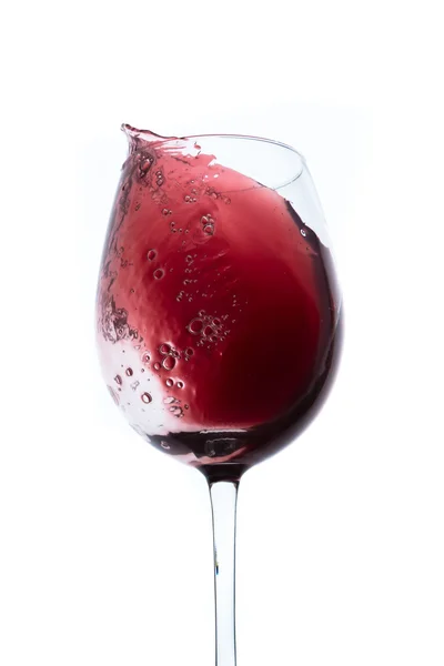 Spruzzi di vino rosso — Foto Stock