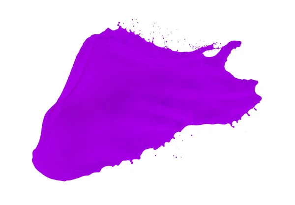 Purple paint splash — Stock Photo, Image