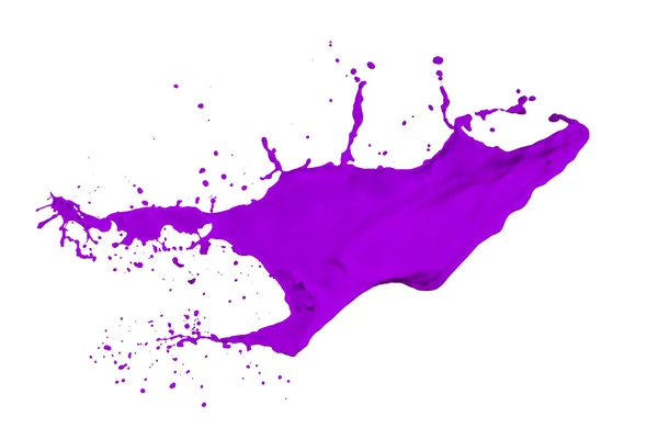 Purple paint splash — Stock Photo, Image