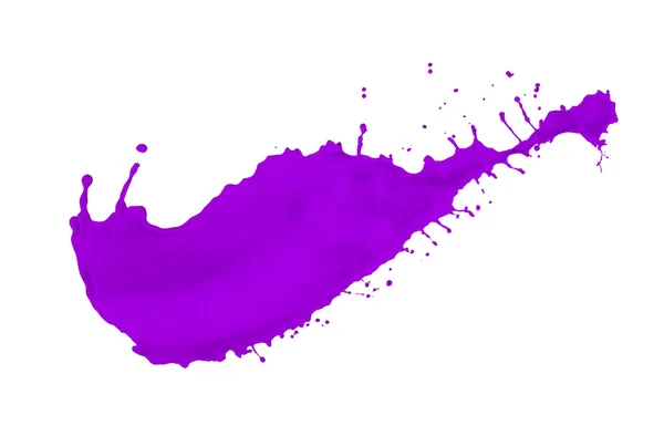 Purple paint splash — Stock Photo, Image