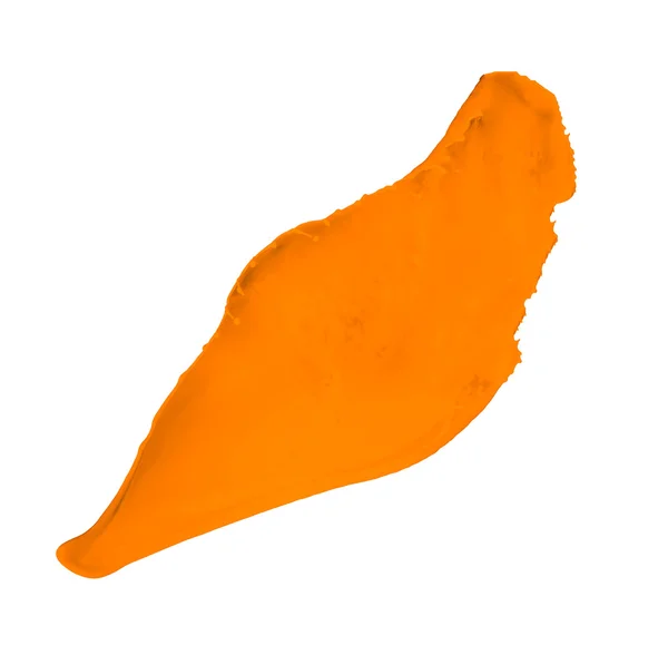 Orange paint splash — Stock Photo, Image