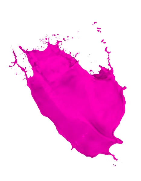 Salpicadura de pintura magenta — Foto de Stock