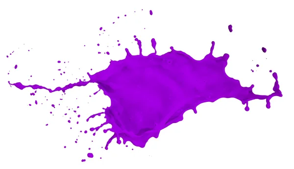 Purple paint splash — Stock Photo, Image