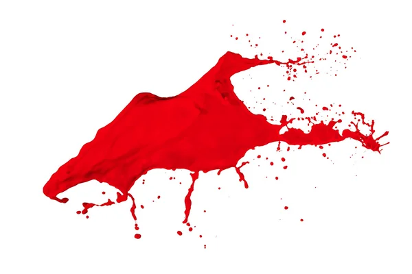 Salpicadura de pintura roja — Foto de Stock