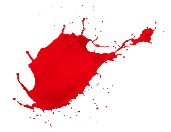 Red paint splash — Stock Photo, Image