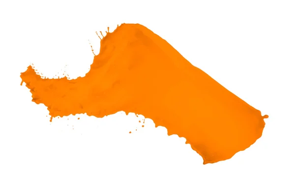 Orangefarbene Farbspritzer — Stockfoto