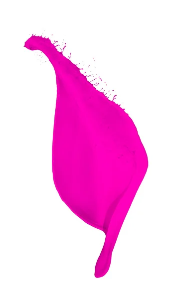 Magenta verf splash — Stockfoto