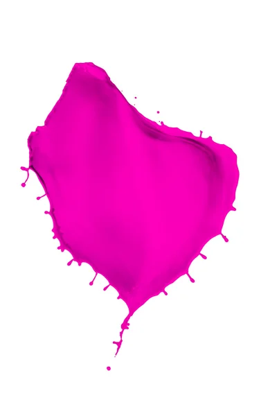 Purpurová barva stříkající — Stock fotografie