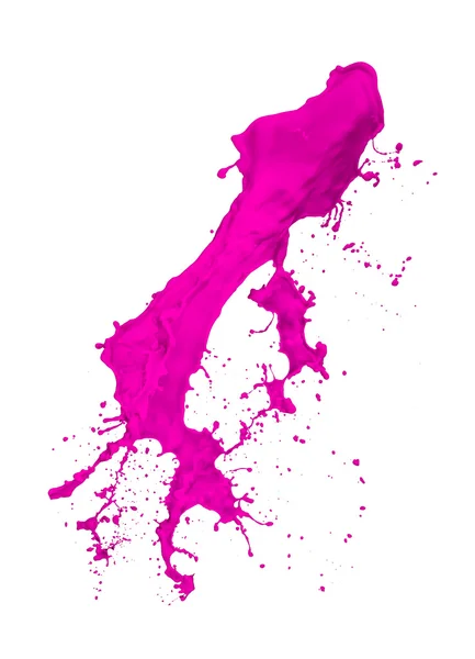 Пурпурового фарби сплеск — стокове фото