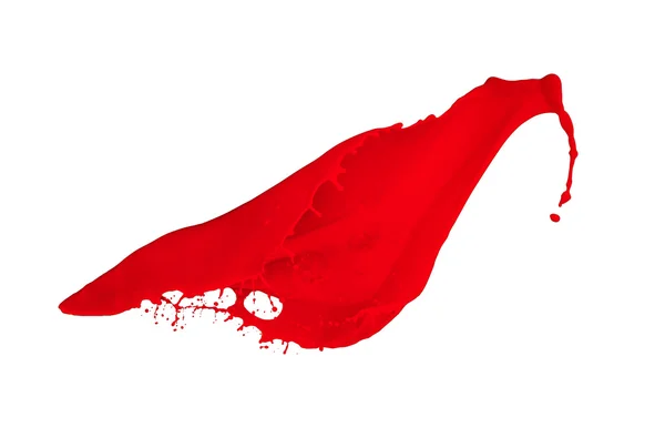 Red paint splash — Stock Photo, Image