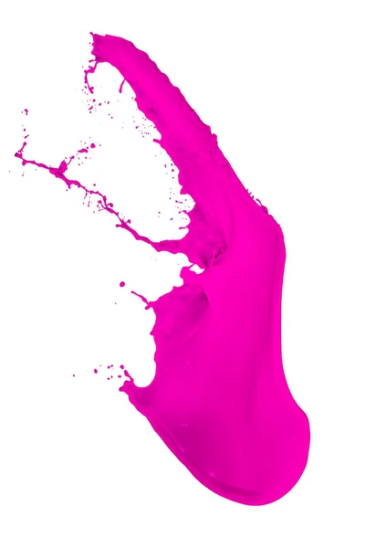 Magenta paint splash — Stock Photo, Image