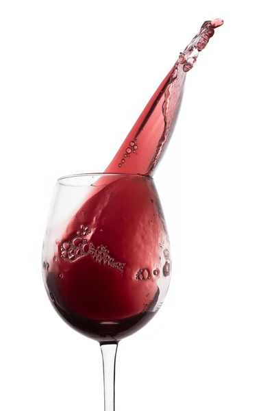 Red wine splash — Stock Photo, Image