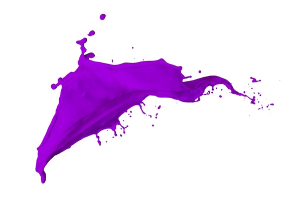 Purple paint splash — Stock Photo, Image