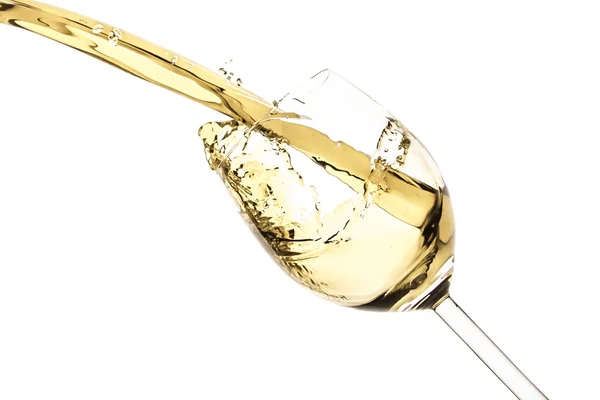 White wine splash — Stock Photo, Image