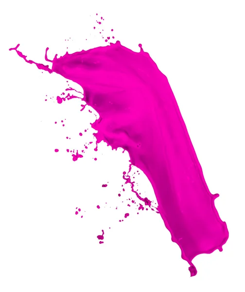 Salpicadura de pintura magenta — Foto de Stock