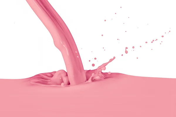 Splashing milk — Stock Photo, Image