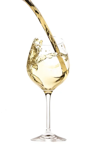 白ワインのスプラッシュ — ストック写真