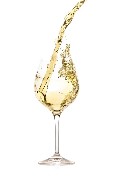 Salpicadura de vino blanco — Foto de Stock