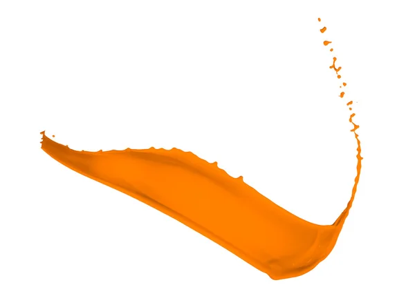 Spruzzi di vernice arancione — Foto Stock