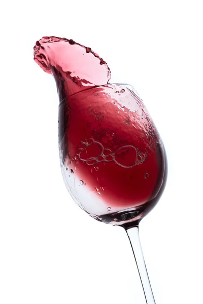 Red wine splash — Stock Photo, Image