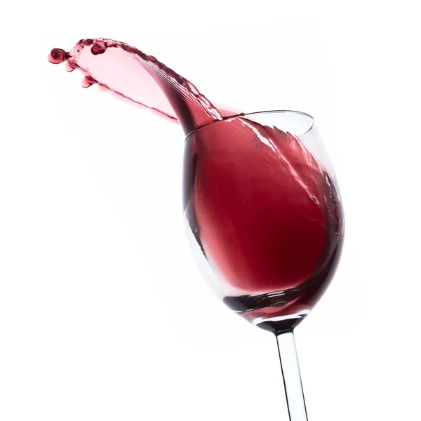 Spruzzi di vino rosso — Foto Stock