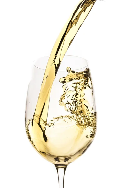 White wine splash — Stock Photo, Image