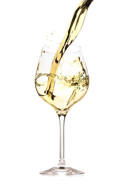 Salpicadura de vino blanco — Foto de Stock