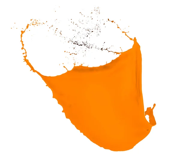Orange paint splash — Stock Photo, Image