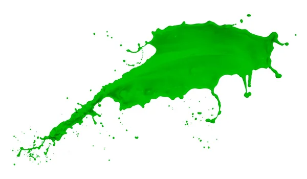 녹색 페인트 얼룩 — 스톡 사진