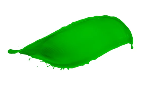 Salpicadura de pintura verde — Foto de Stock