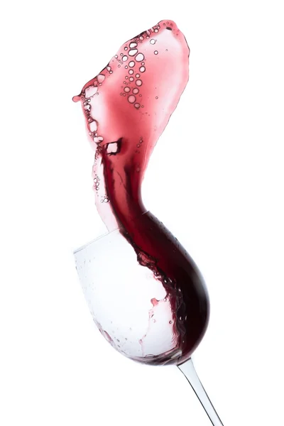 Red wine splash — Stock Photo, Image