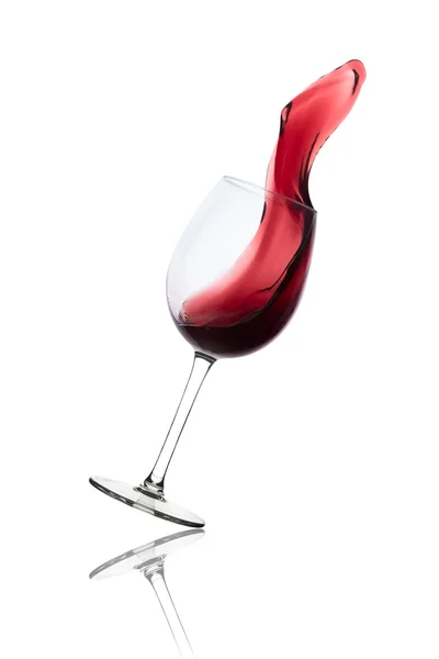 Red wine splash — Stock Photo, Image