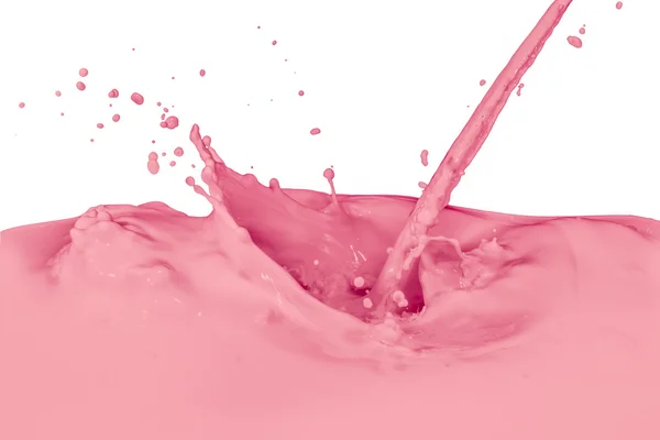 Splashing milk — Stock Photo, Image