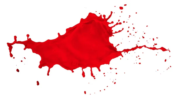 Red paint splash — Stock Photo, Image