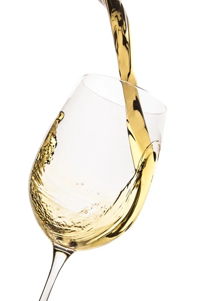 White wine splash — Stock Photo, Image