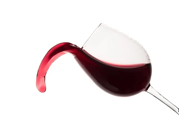 Red wine splash — Stock Photo, Image