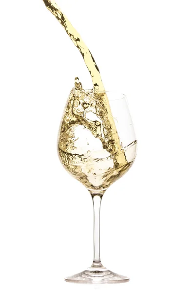 White wine splash — Stock Photo, Image