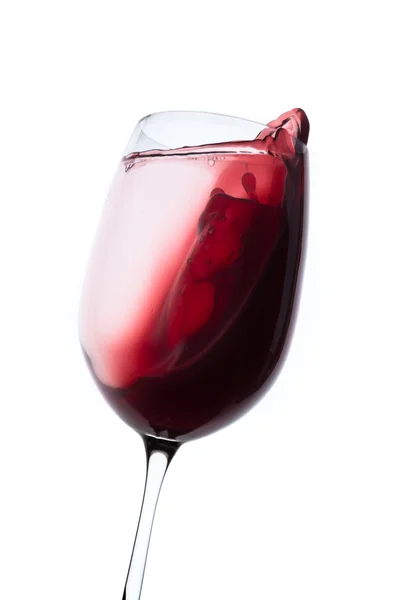 Red wine splash — Stock Photo, Image