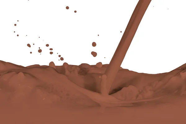 Splashing milk — Stock Photo, Image