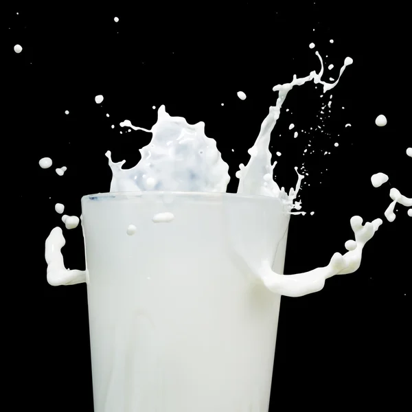 Milk splash — Stock Photo, Image