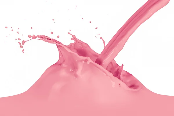 Splashing milk — Stock Photo, Image