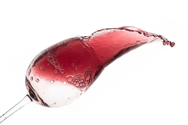 Red wine splash — Stock Photo, Image